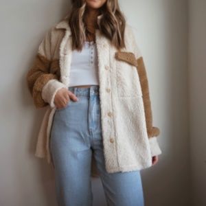 Color Blocked Shacket